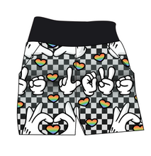 Load image into Gallery viewer, Mickey Love Signs Basic Joggers And Jogger Shorts