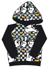 Load image into Gallery viewer, Mickey Love Signs Classic Hoodie (or Crewneck)