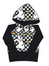 Load image into Gallery viewer, Mickey Love Signs Grow With Me Hoodie (or Crewneck)