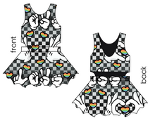 Load image into Gallery viewer, Mickey Love Signs Kids Playsuit