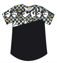 Load image into Gallery viewer, Mickey Love Signs Kids' Relaxed Tee