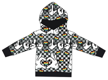 Load image into Gallery viewer, Mickey Love Signs Ladies Oversized Hoodie