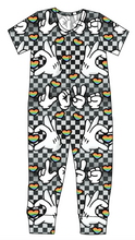 Load image into Gallery viewer, Mickey Love Signs Ladies T-Shirt Romper