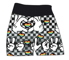 Load image into Gallery viewer, Mickey Love Signs Ladies' Joggers and Jogger Shorts