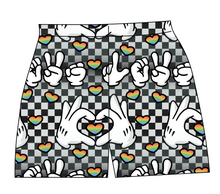 Load image into Gallery viewer, Mickey Love Signs Ladies' Lounge Shorts