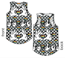 Load image into Gallery viewer, Mickey Love Signs Ladies' Summer Tank