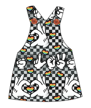 Load image into Gallery viewer, Mickey Love Signs Skirt-Alls