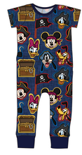 Load image into Gallery viewer, Pirate Pals Bennett Pants and Shorts Length T-Shirt Romper