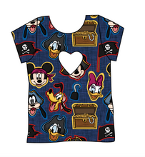 Load image into Gallery viewer, Pirate Pals Cambria Heart Back Tee