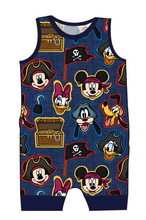 Load image into Gallery viewer, Pirate Pals Emmett Pants And Shorts T-Shirt Romper