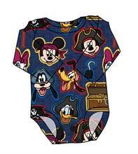 Load image into Gallery viewer, Pirate Pals Lap Neck Bodysuit