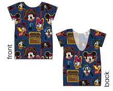 Load image into Gallery viewer, Pirate Pals Low Back Ballerina Tee