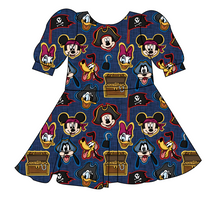 Load image into Gallery viewer, Pirate Pals Prairie Dress