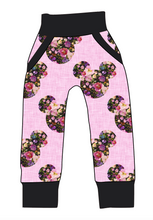 Load image into Gallery viewer, Floral Mouse Ears Beanpole Pants And Shorts