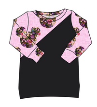Load image into Gallery viewer, Floral Mouse Ears Classic Hoodie (or Crewneck)