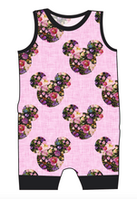 Load image into Gallery viewer, Floral Mouse Ears Emmett Pants And Shorts T-Shirt Romper