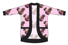 Load image into Gallery viewer, Floral Mouse Ears Ladies' Cocoon Cardigan