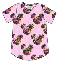 Load image into Gallery viewer, Floral Mouse Ears Kids' Relaxed Tee