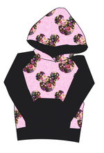 Load image into Gallery viewer, Floral Mouse Ears Mens' Hoodie