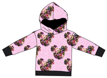 Load image into Gallery viewer, Floral Mouse Ears Oversized Hoodie