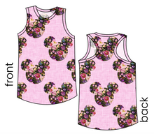Load image into Gallery viewer, Floral Mouse Ears Summer Tank
