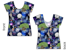 Load image into Gallery viewer, Magic Parks Ladies' Low Back Ballerina Tee