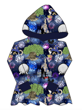 Load image into Gallery viewer, Magic Parks Peplum Hoodie (or Crewneck)