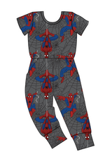 Load image into Gallery viewer, Spectacular Spidey Kids Ivy Pants Length Romper