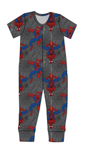 Load image into Gallery viewer, Spectacular Spidey Ladies T-Shirt Romper