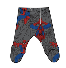 Load image into Gallery viewer, Spectacular Spidey Newborn Footed Pants