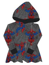 Load image into Gallery viewer, Spectacular Spidey Peplum Hoodie (or Crewneck)