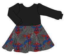 Load image into Gallery viewer, Spectacular Spidey Prairie Dress