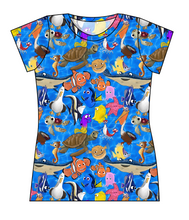 Load image into Gallery viewer, Nemo and Friends Ladies' Basic Tee