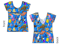Load image into Gallery viewer, Nemo and Friends Ladies' Low Back Ballerina Tee