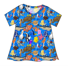 Load image into Gallery viewer, Nemo and Friends Ladies' Swing Tee