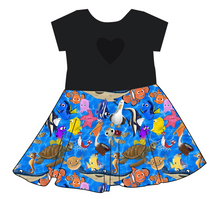 Load image into Gallery viewer, Nemo and Friends Molly Heart Back Twirly Dress
