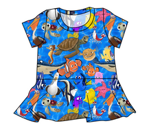 Load image into Gallery viewer, Nemo and Friends Peplum Top