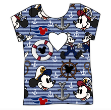 Load image into Gallery viewer, Cruise Crew Cambria Heart Back Tee
