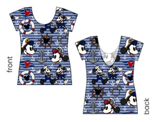 Load image into Gallery viewer, Cruise Crew Ladies' Low Back Ballerina Tee