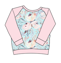 Load image into Gallery viewer, Icy Floral Classic Hoodie (or Crewneck)
