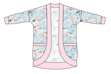 Load image into Gallery viewer, Icy Floral Kids Cocoon Cardigan