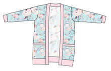 Load image into Gallery viewer, Icy Floral Kids Grandpa Cardigan