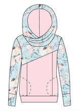 Load image into Gallery viewer, Icy Floral Ladies Hoodie