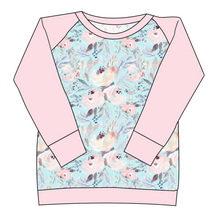 Load image into Gallery viewer, Icy Floral Ladies' Classic Crewneck