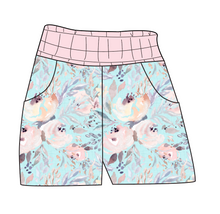 Load image into Gallery viewer, Icy Floral Ladies' Joggers and Jogger Shorts