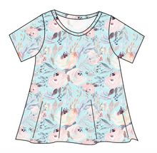 Load image into Gallery viewer, Icy Floral Ladies' Swing Tee