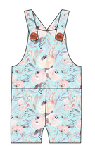 Load image into Gallery viewer, Icy Floral Overalls and Shortalls