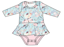 Load image into Gallery viewer, Icy Floral Peplum Top
