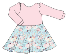 Load image into Gallery viewer, Icy Floral Prairie Dress