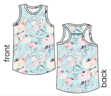 Load image into Gallery viewer, Icy Floral Ladies' Summer Tank